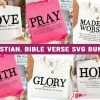 Christian Bible Verse Svg Bundle, Faith