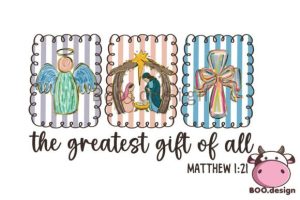 Christian Christmas Sublimation