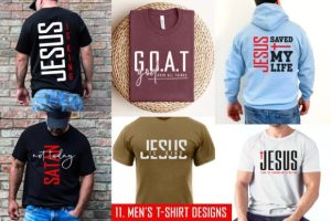 Christian Men's Front and Back Designs