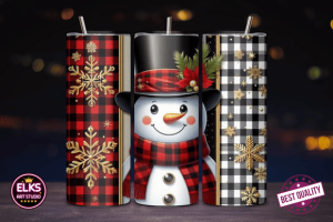 Christmas 20oz Skinny Tumbler Wrap