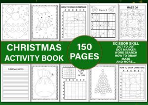 Christmas Activity Book for Kids