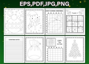 Alternative view of Christmas Activity Book for Kids