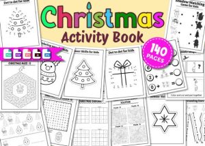 Christmas Activity Book for Kids Vol – 2