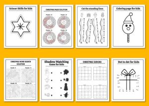 Alternative view of Christmas Activity Book for Kids Vol – 2