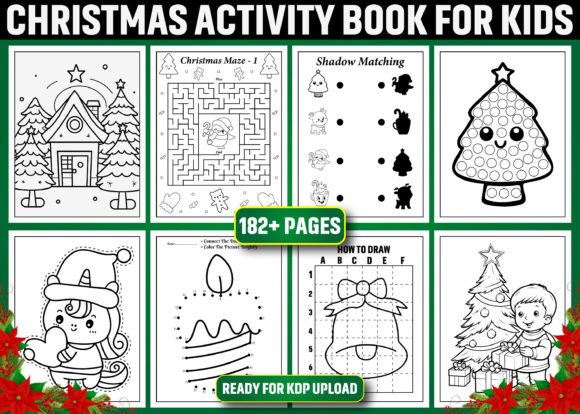 Christmas Activity Book for Kids Vol - 2