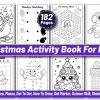Christmas Activity Book for Kids Vol - 4