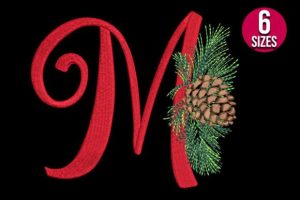 Alternative view of Christmas Alphabet M Letter