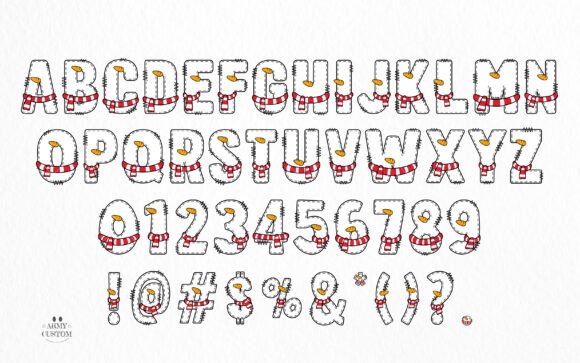 Christmas Army Bundle Font - Image 5