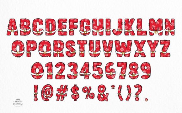 Christmas Army Bundle Font - Image 6