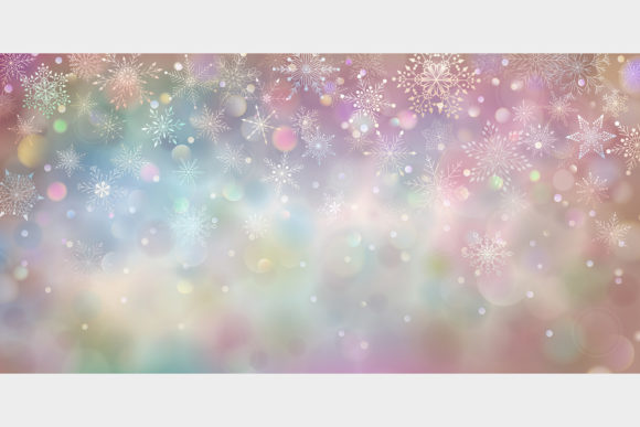 Christmas Background of Snowflakes - Image 2