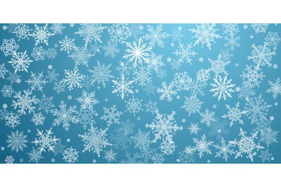 Christmas Backgrounds of Snowflakes - Image 2