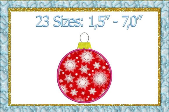 Christmas Ball Applique