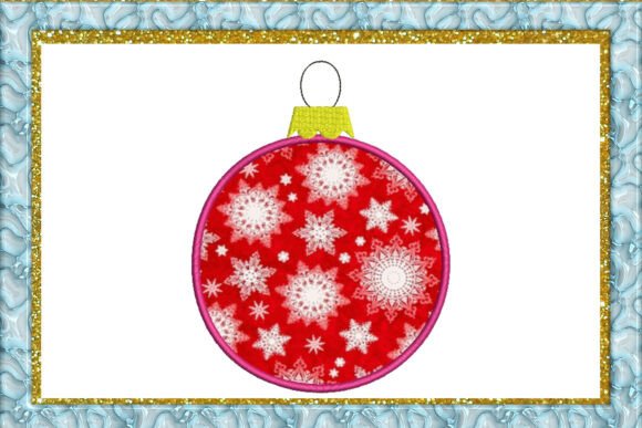 Christmas Ball Applique - Image 4