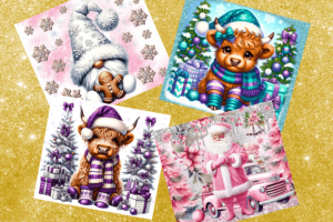 Alternative view of Christmas Bundle 20 Tumbler Wraps