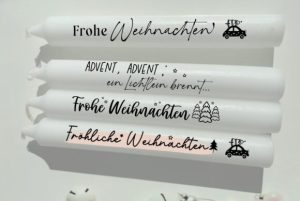 Alternative view of Christmas Candle Wrap, Kerzen Tattoo