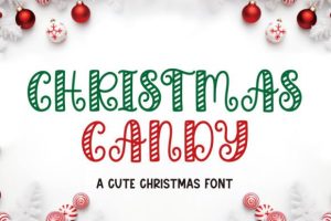Christmas Candy Font