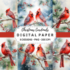 Christmas Cardinals Backgrounds