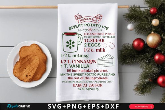 Christmas Cookie Recipe Svg Bundle - Image 4