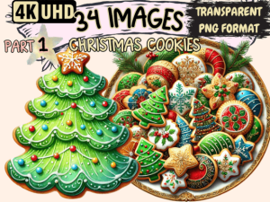 Christmas Cookies Clipart P1