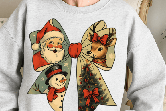 Christmas Coquette Bow PNG - Image 5
