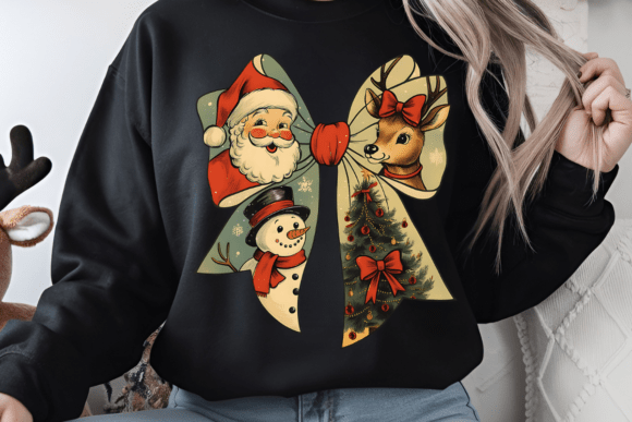 Christmas Coquette Bow PNG - Image 6