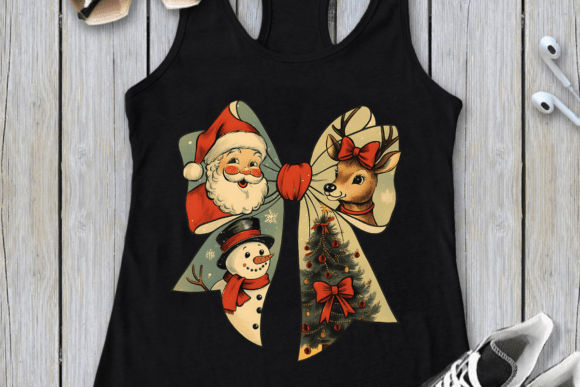 Christmas Coquette Bow PNG - Image 7