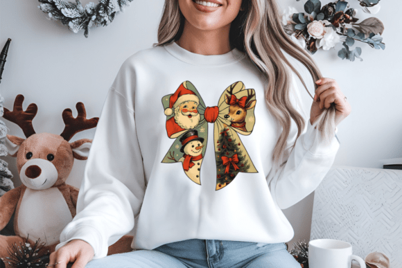 Christmas Coquette Bow PNG - Image 9