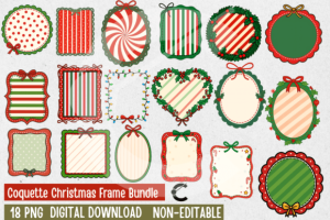 Christmas Coquette Frame Bundle