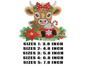 Alternative view of Christmas Cow with Hot Cocoa