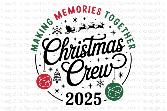 Christmas Crew 2025 Family Christmas PNG