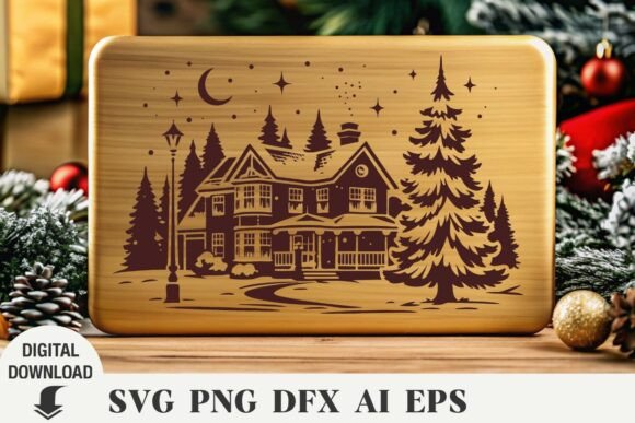 Christmas Cutting Board, Laser Cut, Cutt - Image 3