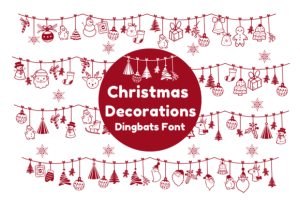 Christmas Decorations Font
