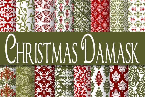 Alternative view of Christmas Digital Paper Bundle