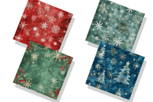 Alternative view of Christmas Digital Paper Bundle