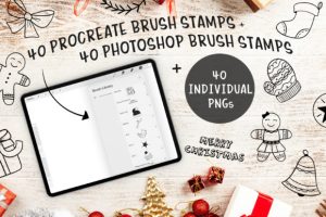 Alternative view of Christmas Doodles