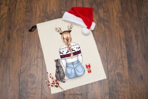 Alternative view of Christmas Family Clipart