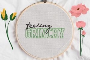 Christmas Feeling Grinchy Applique