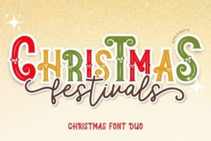 Christmas Festivals Duo Font