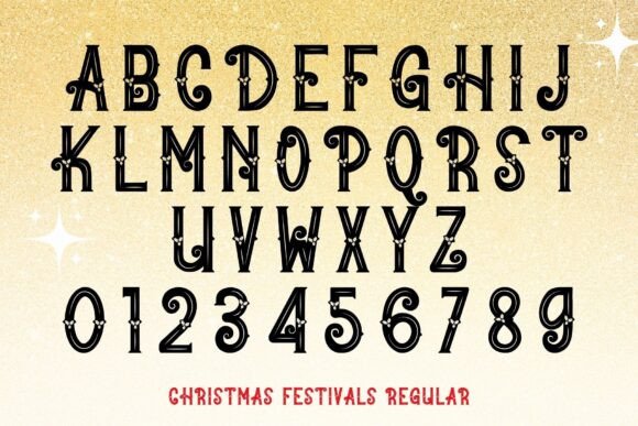 Christmas Festivals Duo Font - Image 8