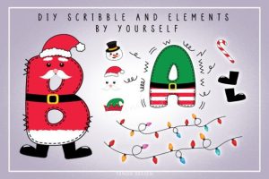 Alternative view of Christmas Font