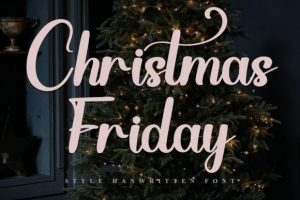 Christmas Friday Font