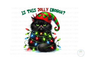 Christmas Funny Cat Sublimation