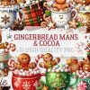 Christmas Gingerbread Mans Bundle 61 PNG
