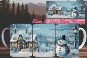 Christmas Glow 3D Mug Wrap 11oz