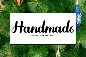 Alternative view of Christmas Golden Font