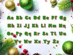Alternative view of Christmas Grinch Font