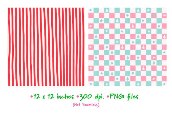 Christmas Hand-Drawn Background Bundle - Image 4