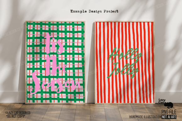 Alternative view of Christmas Hand-Drawn Background PNG