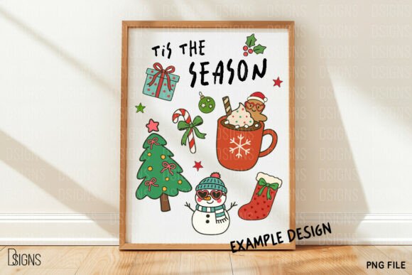 Christmas Hand-Drawn Clipart Bundle Png - Image 2