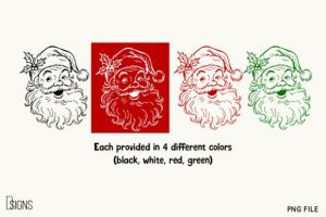 Alternative view of Christmas Hand-Drawn Clipart Png Bundle